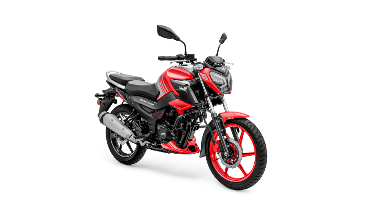 Updated TVS Raider breaks cover with four segment first features